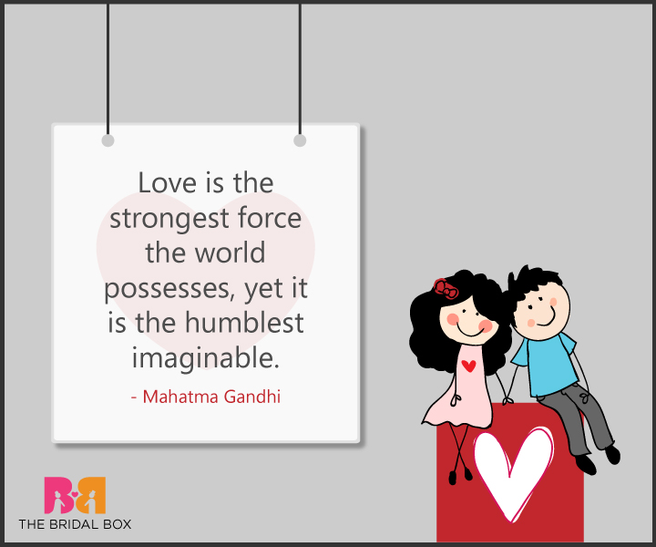 Love Status Messages For Whatsapp - Mahatma Gandhi