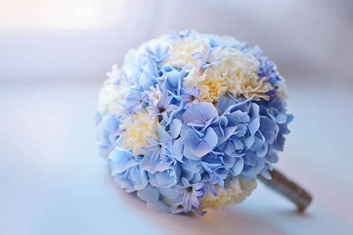 Wedding Bouquets - Blue, Ethereal Elegance
