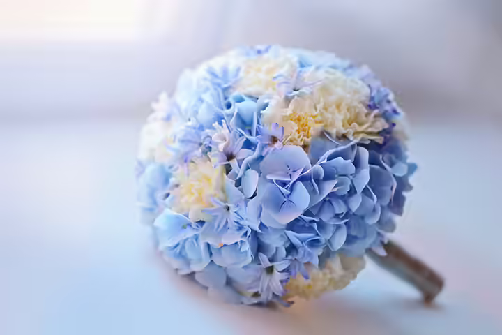 Wedding Bouquets - Blue, Ethereal Elegance Wedding Bouquets - Blue, Ethereal Elegance