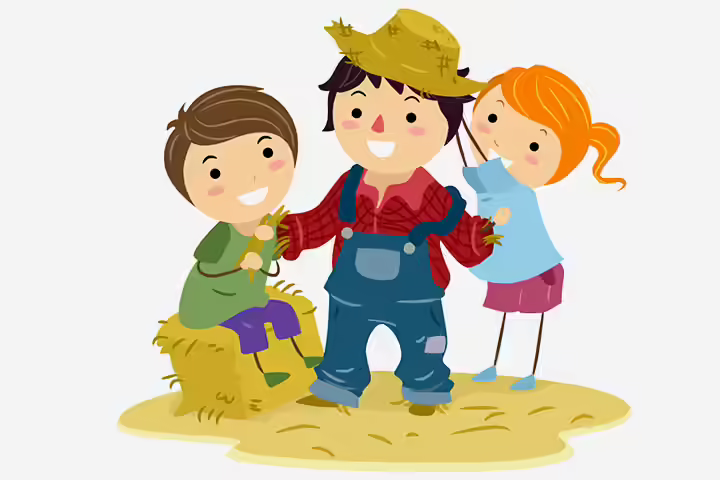 Halloween Party Games For Tweens - Build A Scarecrow Halloween Party Games For Tweens - Build-A-Scarecrow