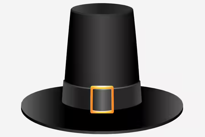 Coffee can pilgrim hat, games for kids Coffee can pilgrim hat, games for kids