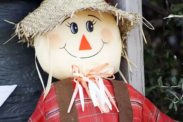 Make a scarecrow, games for kids