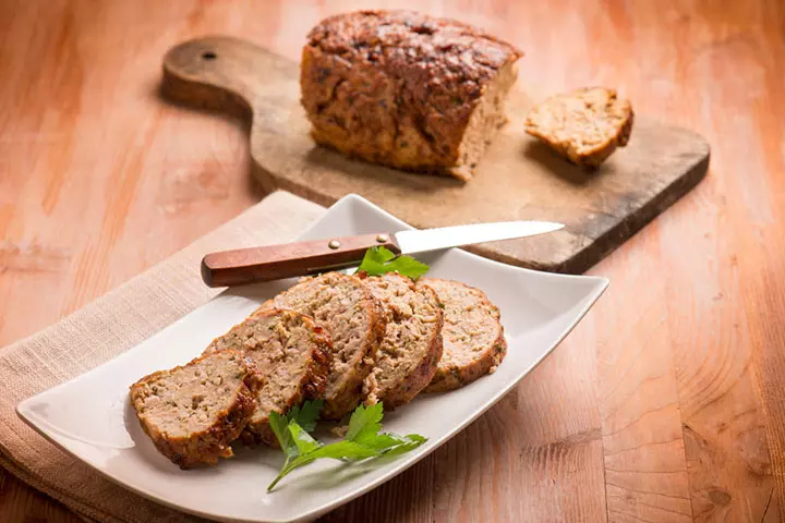 Meatloaf lunch idea for toddlers