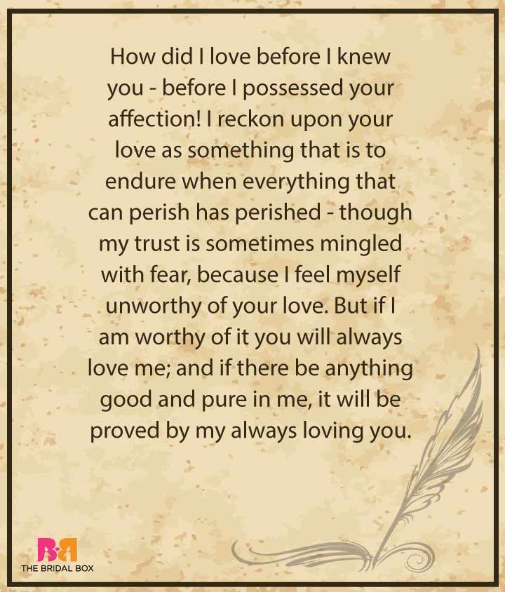 Love Letter To Girlfriend - Nathaniel Hawthorne To Sophia Peabody