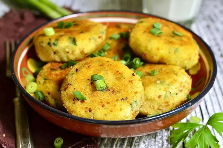 Potato Patty lunch idea for toddlers