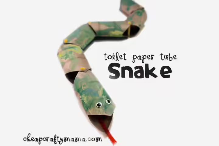 Summer Activities For Tweens - Toilet Paper Snake Summer Activities For Tweens - Toilet Paper Snake