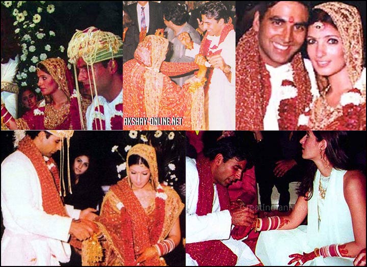 Akshay Kumar and Twinkle  Marriage - The Wedding