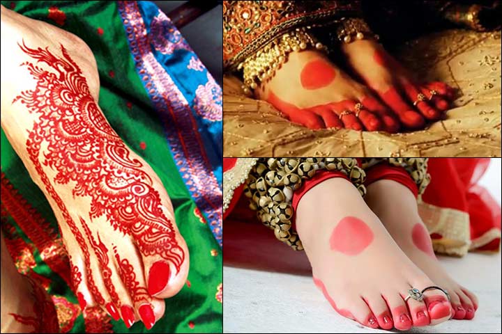 Bengali Mehndi Designs For Feet