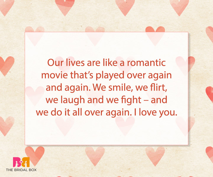 Cute Love Messages For Him - Like A Movie