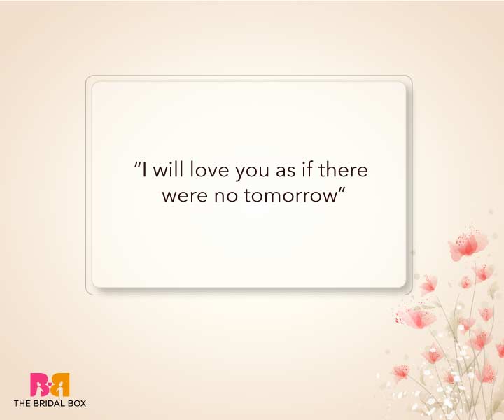 First Love SMS - As If There Were No Tomorrow
