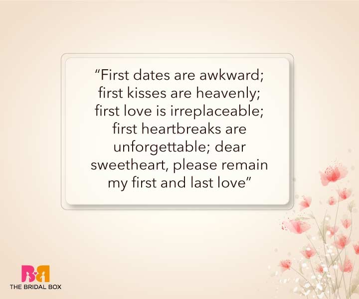 First Love SMS - The First And The Last