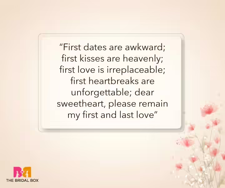 First Love SMS - The First And The Last First Love SMS - The First And The Last