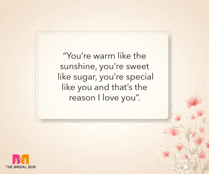 First Love SMS - I Love You Because You Are Special