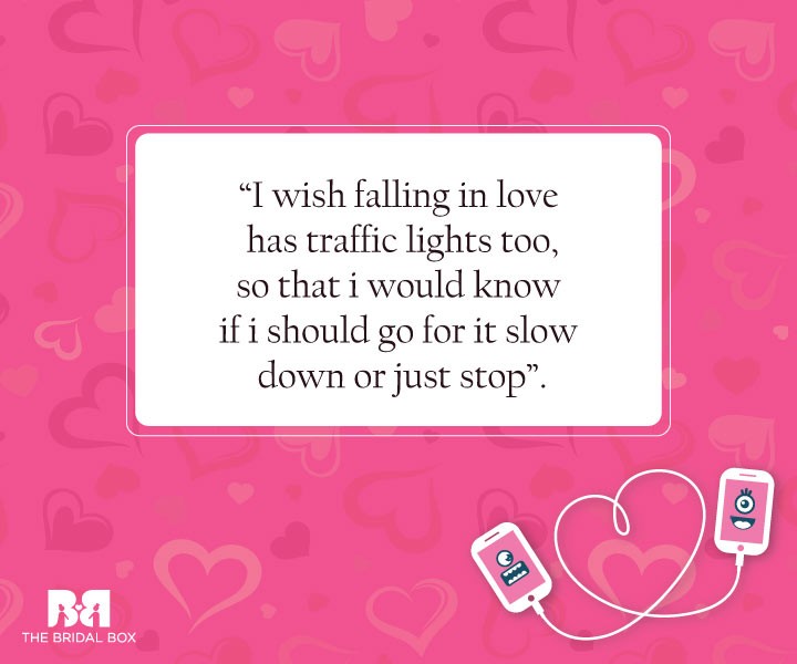 Traffic Light Love - Funny Love SMS For Girlfriend