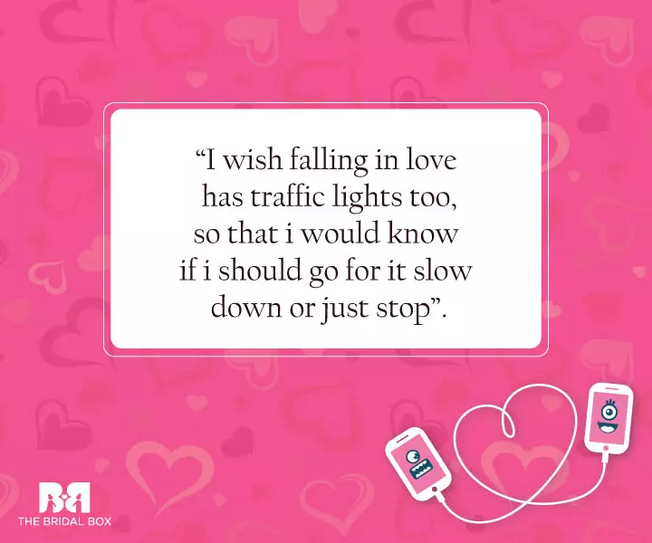 Traffic Light Love - Funny Love SMS For Girlfriend