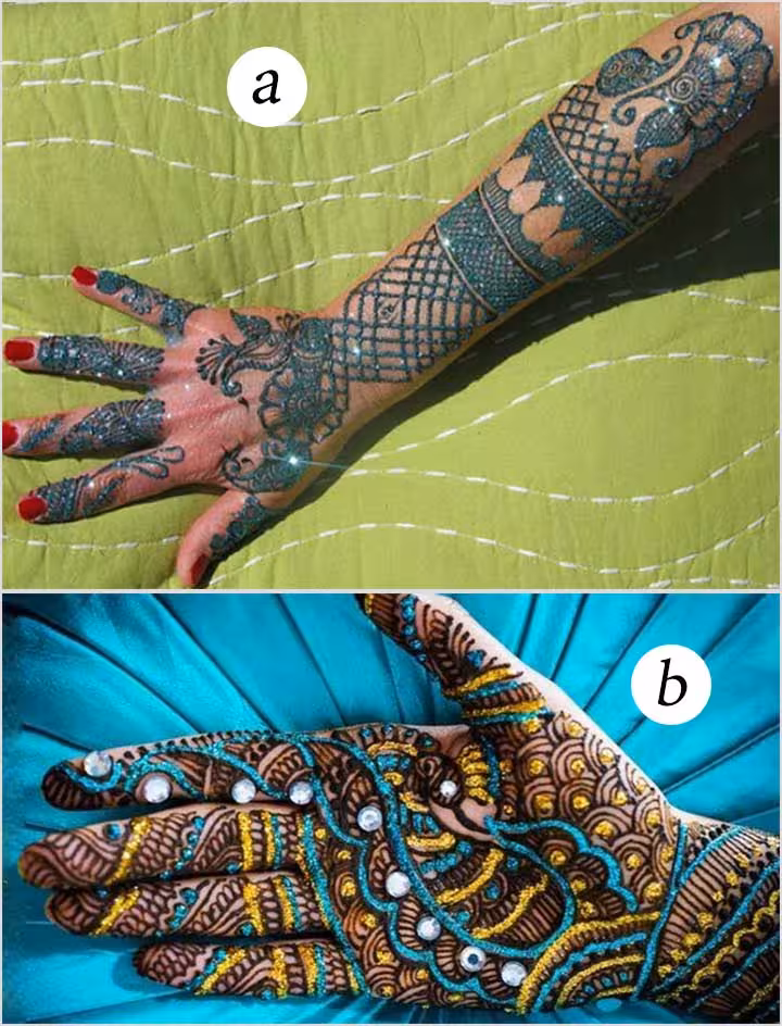 glitter mehndi designs glitter mehndi designs