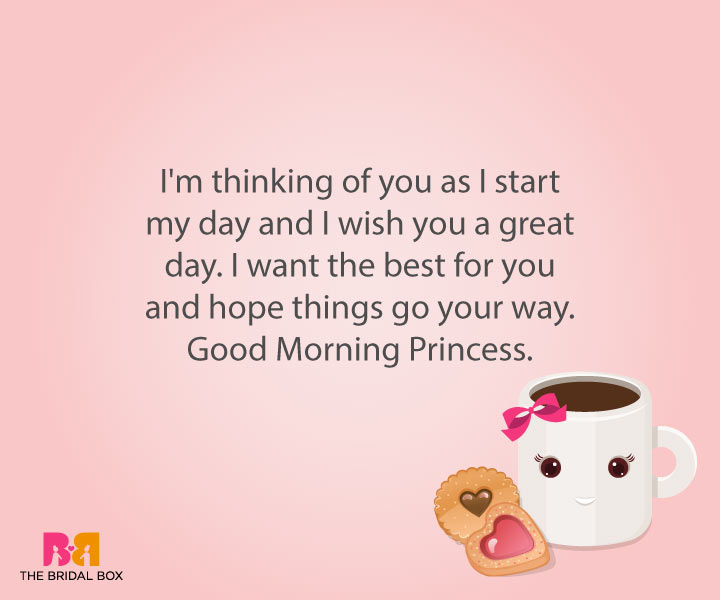 Good Morning Love Sms For Girlfriend - My Princess.
