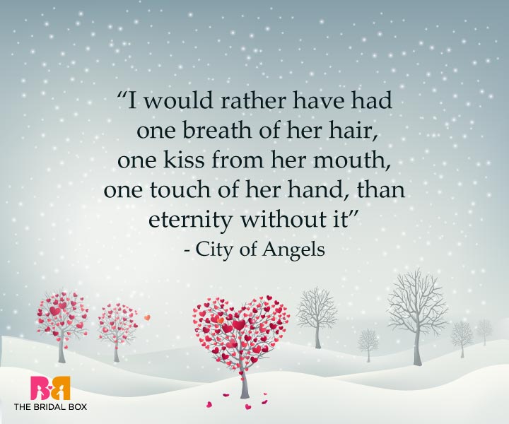 One Line Love Quotes For Her - City Of Angels