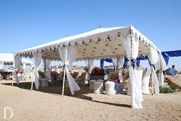 Rustic Wedding Decorations - Perfect White Marquees