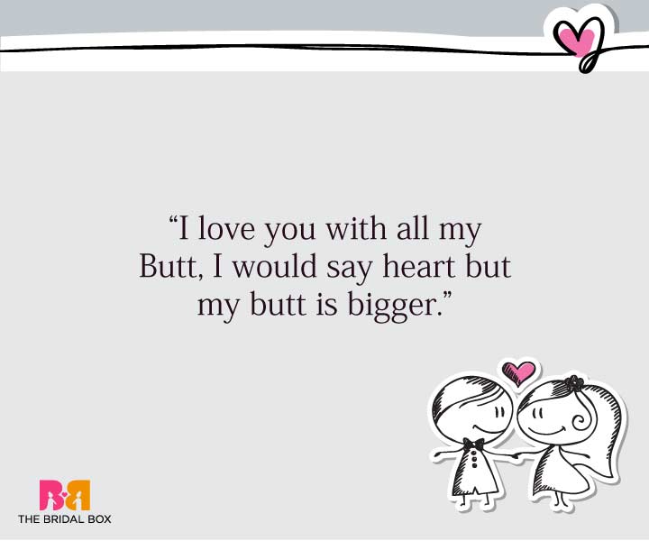 Cute Love SMS For Girlfriend - My Butt