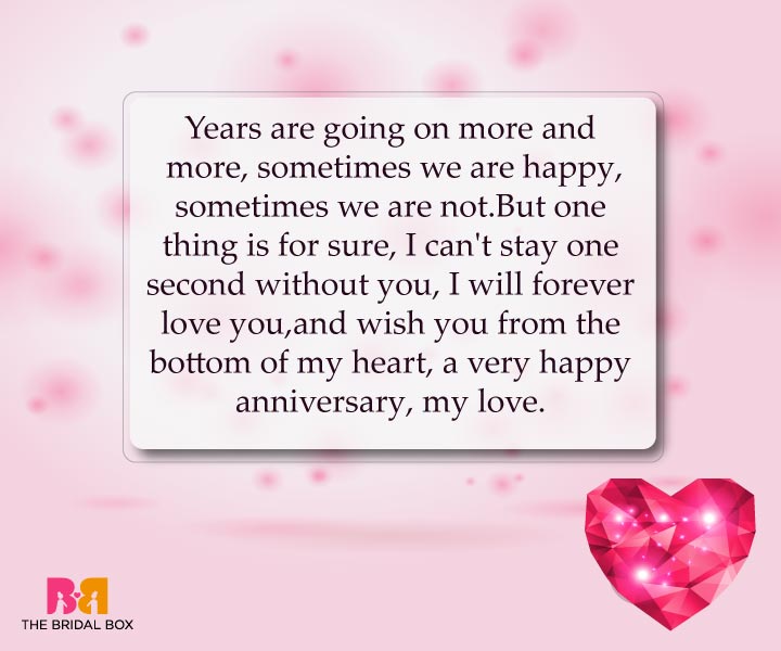 Forever - Love Anniversary Sms