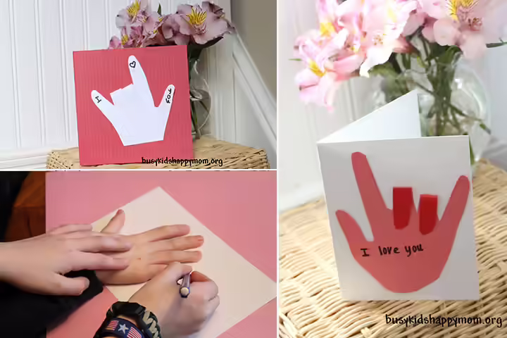 I Love You Mother's day crafts and greetings for kids I Love You Mother's day crafts and greetings for kids