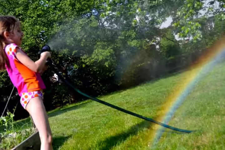 Make a rainbow for kids Make a rainbow for kids