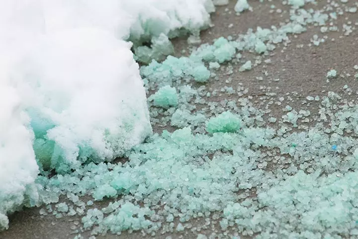 Winter Activities For Preschoolers - Melt Ice With Salt