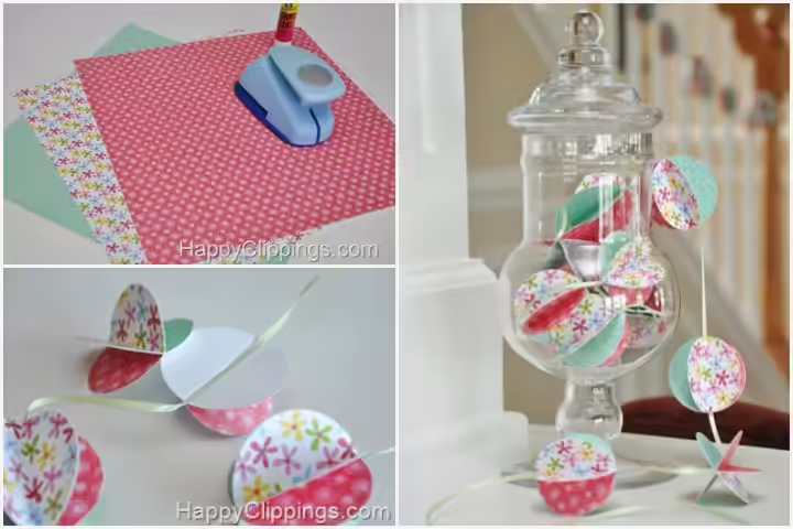 Christmas Crafts For Teens - Paper Ball Garland Christmas Crafts For Teens - Paper Ball Garland