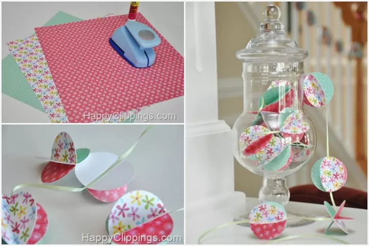 Christmas Crafts For Teens - Paper Ball Garland