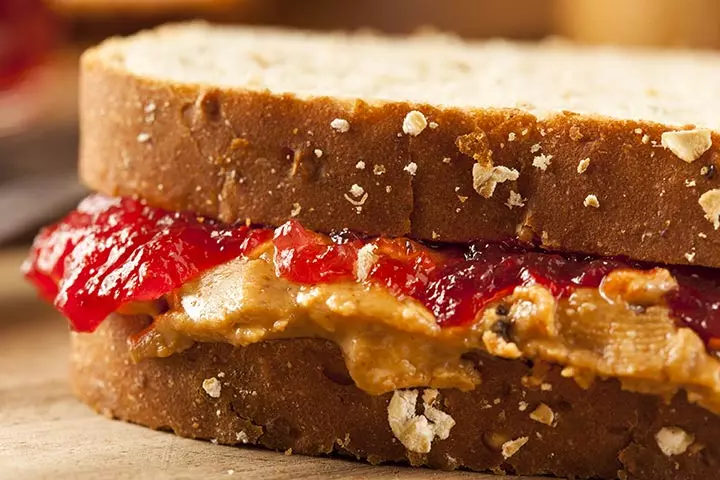 Whole Grain Recipes For Kids - Peanut Butter Sandwich