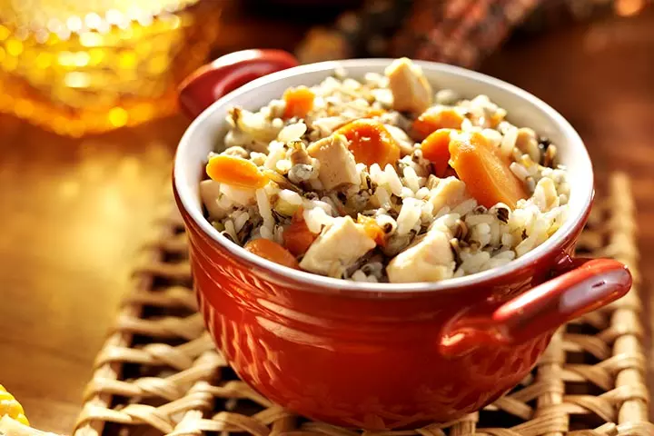 Whole Grain Recipes For Kids - Wild Rice With Chicken