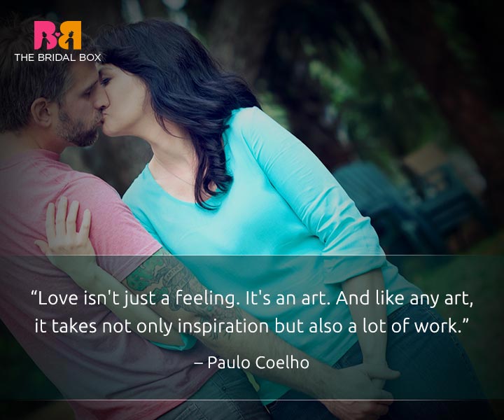 I love you quotes for him - Paulo Coelho