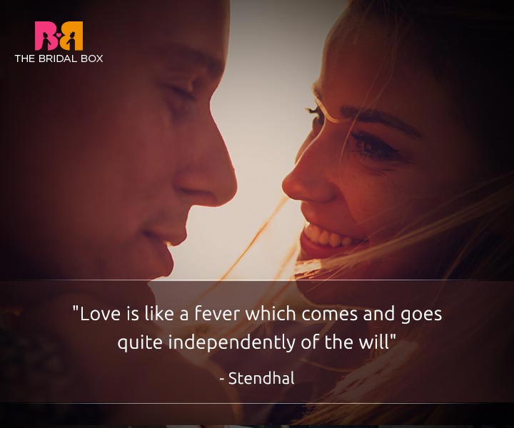 I love you quote for him - stendhal