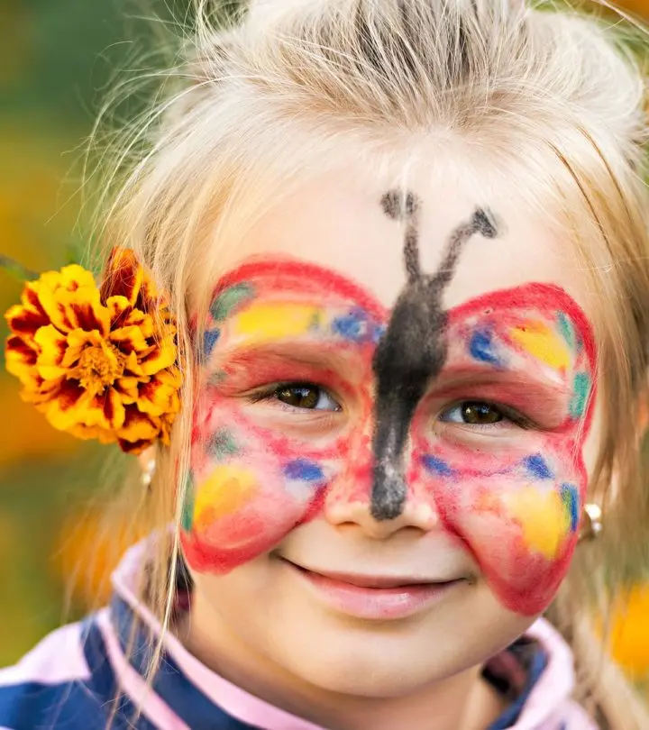 3 Beautiful Butterfly Face Painting Designs For Kids