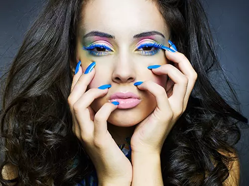 All About Blue Manicure