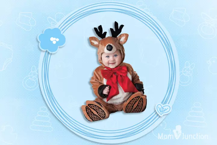 Christmas Outfits For Babies - Baby Reindeer Rudolph Costume