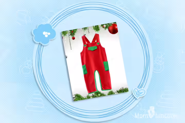 Christmas Dresses For Toddlers - Cute Red Dungaree Christmas Dresses For Toddlers - Cute Red Dungaree