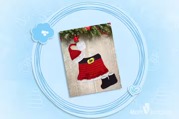 Christmas Outfits For Babies - Cute Santa Crochet Set Costume Christmas Outfits For Babies - Cute Santa Crochet Set Costume