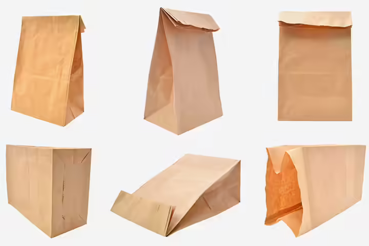 Kangaroo paper bag craft for kids