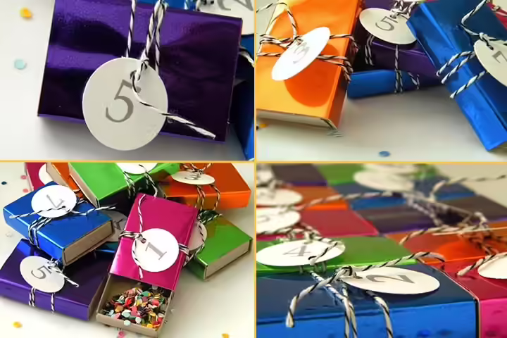 New Year Crafts For Kids - Matchbox Countdown New Year Crafts For Kids - Matchbox Countdown