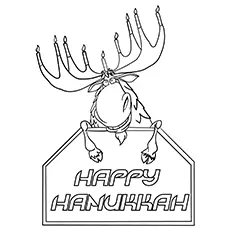 Moose Wishing Happy Hanukkah 17