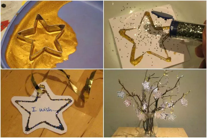 New Year Crafts For Kids - New Year Eve’s Wishing Tree