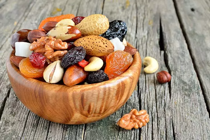 Snacks For Breastfeeding - Nut Mix Bowl