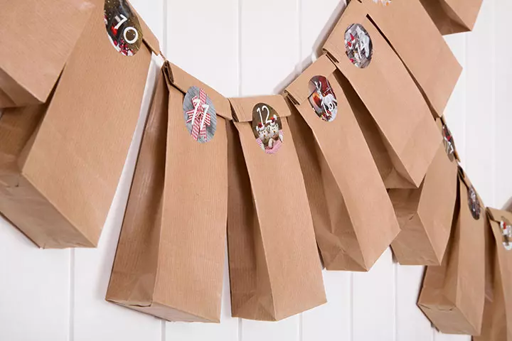 Advent Activities For Kids - Paper Bag Advent Calendar