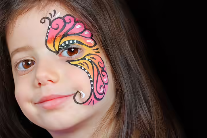 Pink Butterfly Butterfly Face Painting Designs for kids Pink Butterfly Butterfly Face Painting Designs for kids