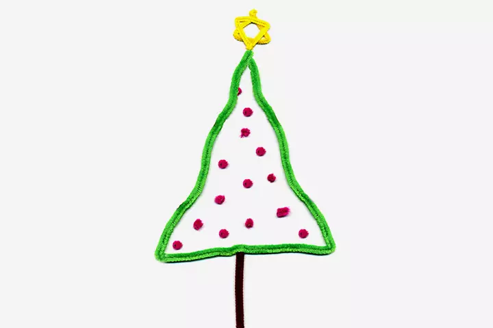 Pipe Cleaner Christmas Tree