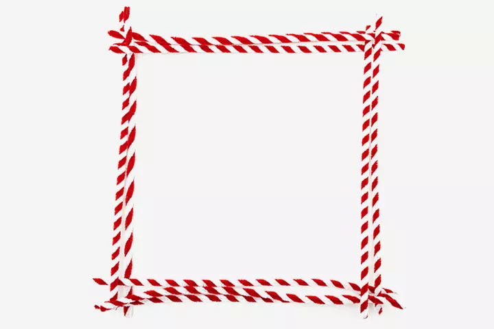 Pipe Cleaner Picture Frame