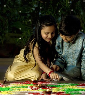 20 Easy And Beautiful Rangoli Designs For Kids