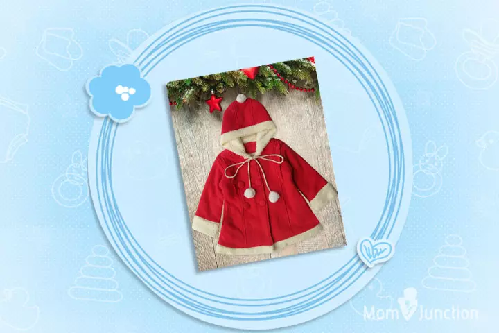 Christmas Dresses For Toddlers - Red Hooded Jacket Costume